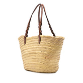 Large Palmitto Vitello Basket Tote